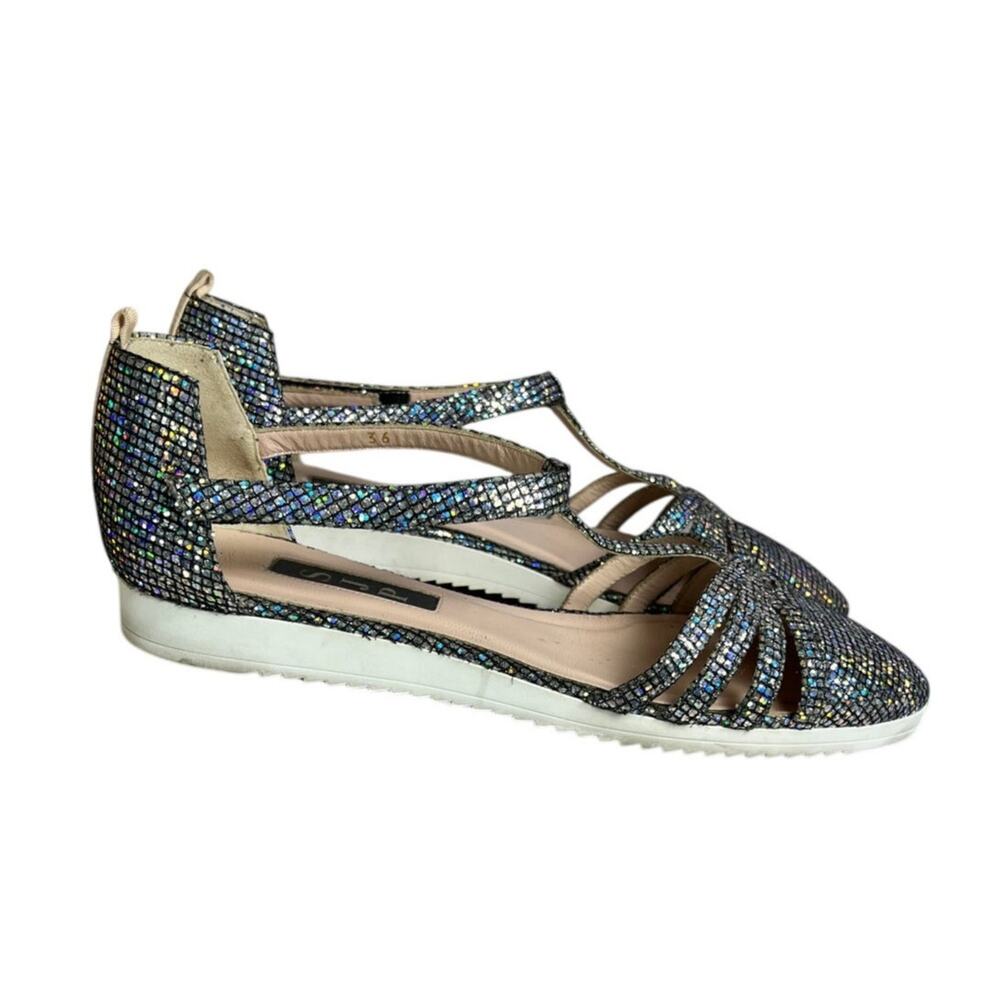 SJP by Sarah Jessica Parker “Meteor” Crystal Ballet Flats 36 Sparkle Shimmer - Picture 11 of 11